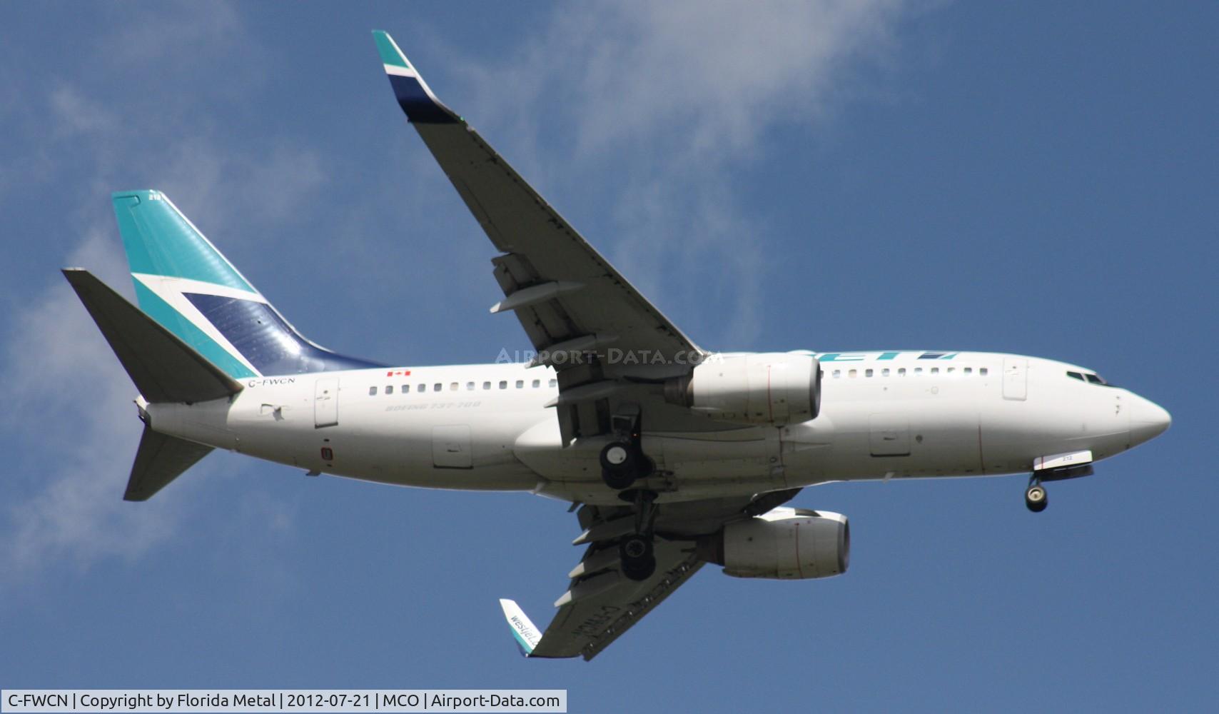 C-FWCN, 2003 Boeing 737-7CT C/N 33698, West Jet 737-700