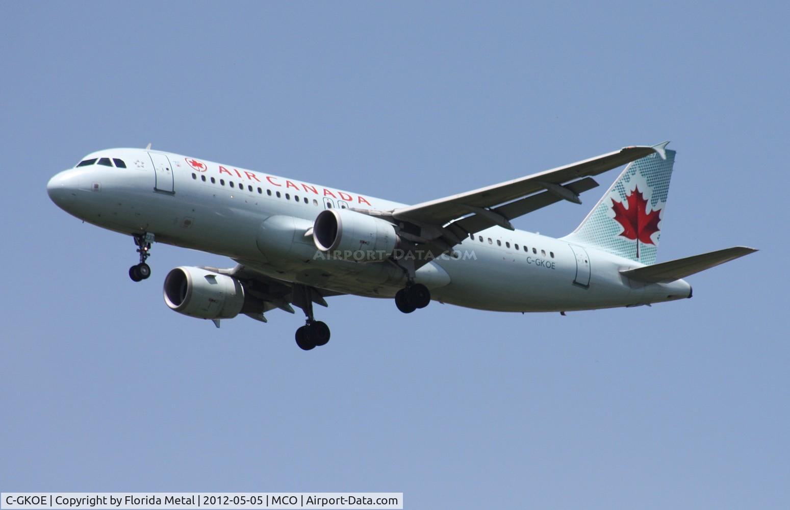 C-GKOE, 2002 Airbus A320-214 C/N 1874, Air Canada A320