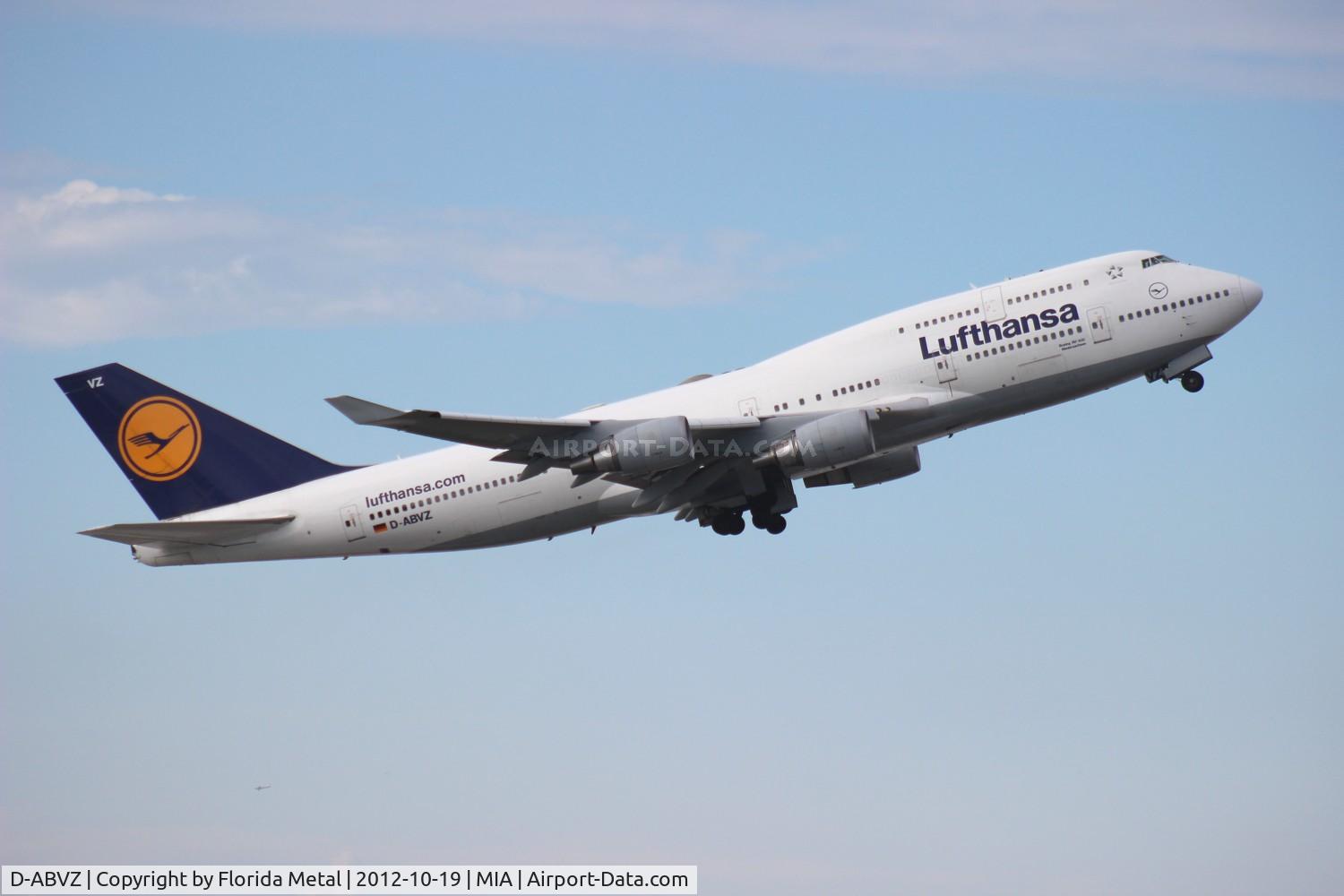 D-ABVZ, 2001 Boeing 747-430 C/N 29870, Lufthansa 747-400