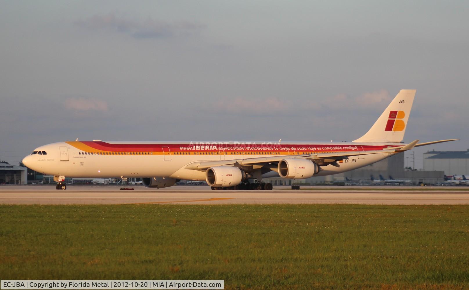 EC-JBA, 2004 Airbus A340-642 C/N 606, Iberia A340-600