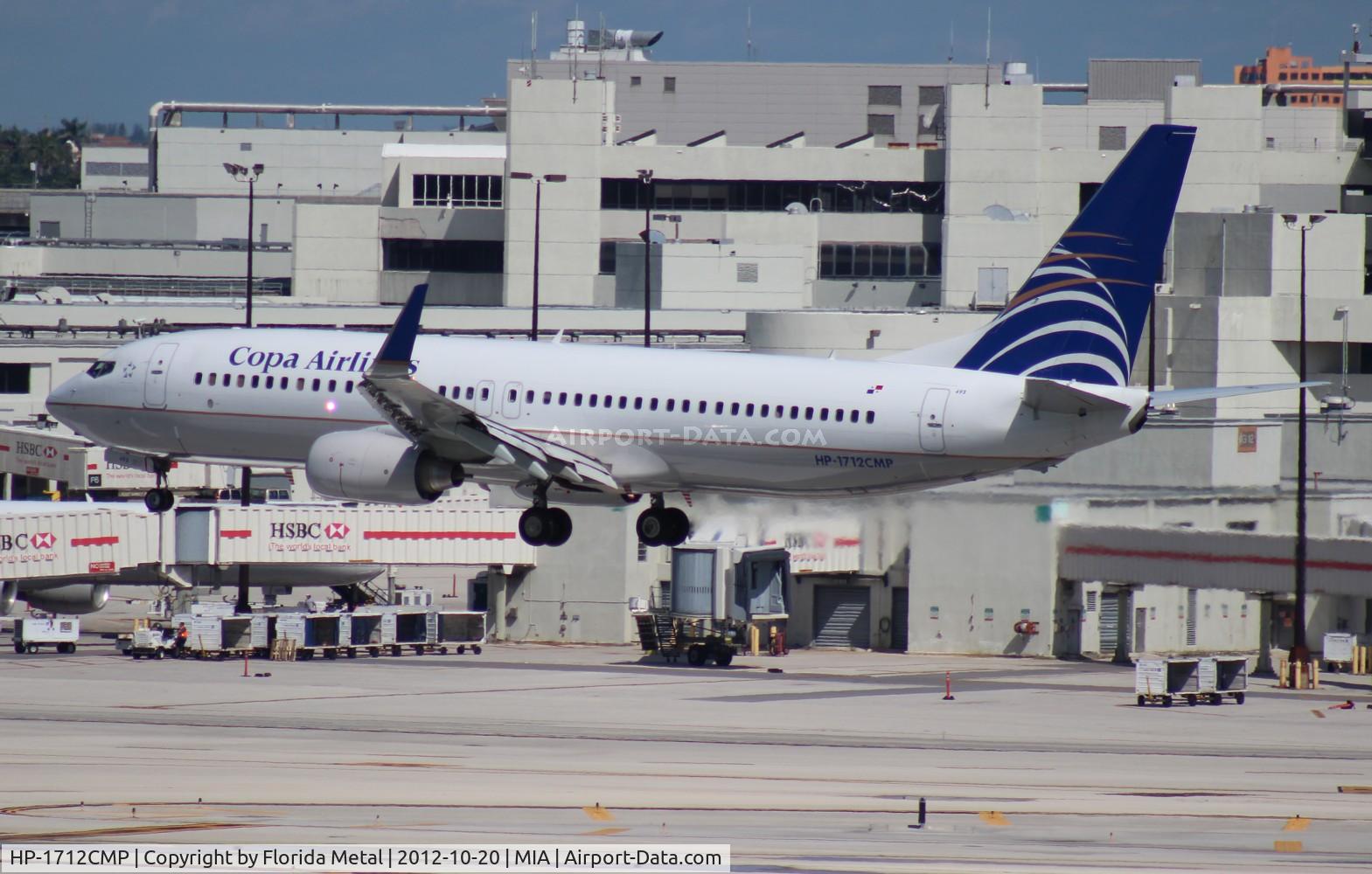 HP-1712CMP, 2010 Boeing 737-8V3 C/N 40664, Copa 737-800