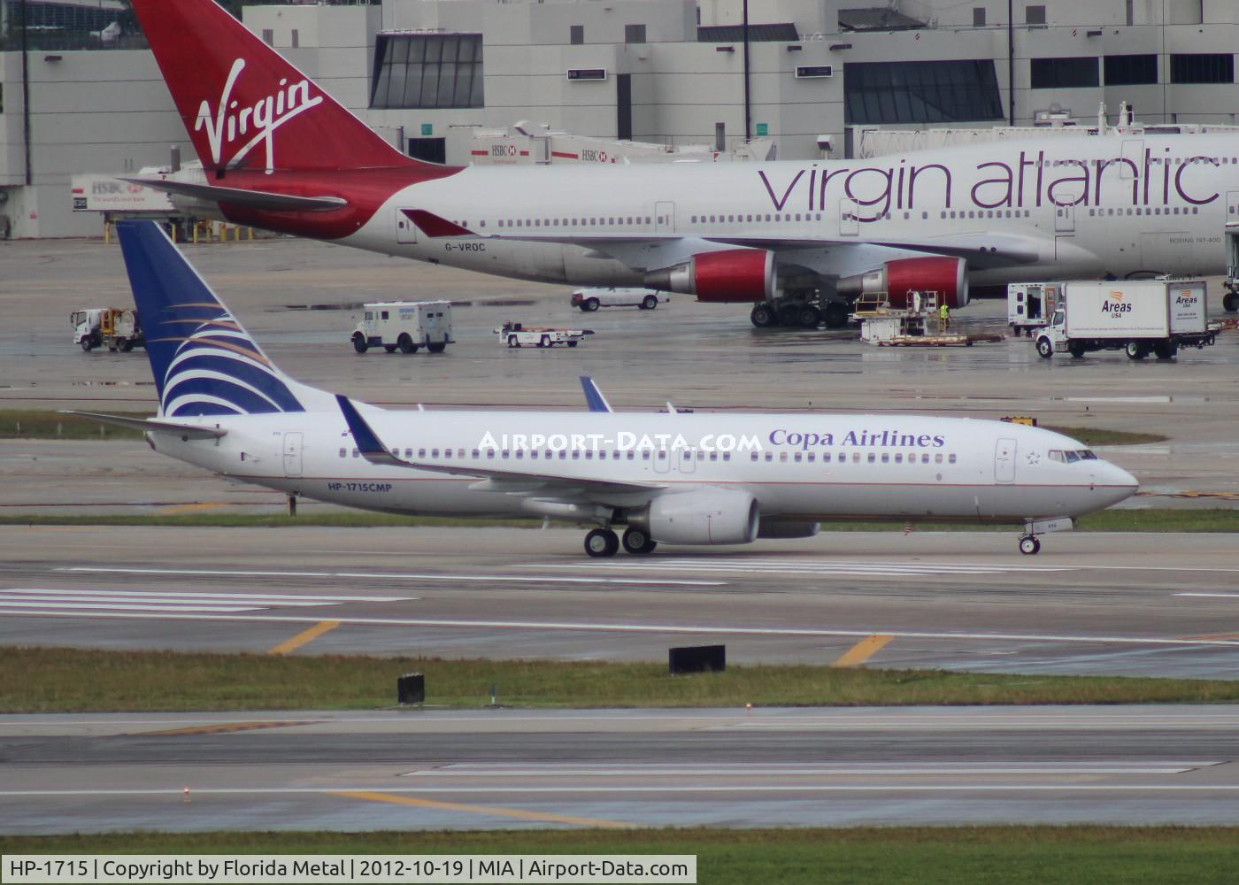 HP-1715, 2010 Boeing 737-8V3 C/N 40361, Copa 737-800