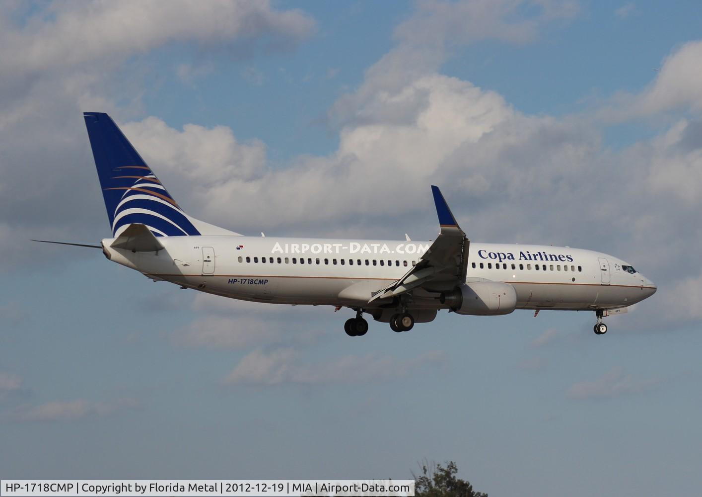 HP-1718CMP, 2011 Boeing 737-8V3 C/N 38139, Copa 737-800