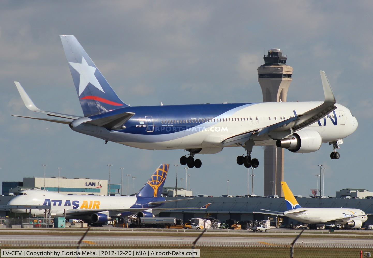 LV-CFV, 2006 Boeing 767-316/ER C/N 34629, LAN Argentina 767-300