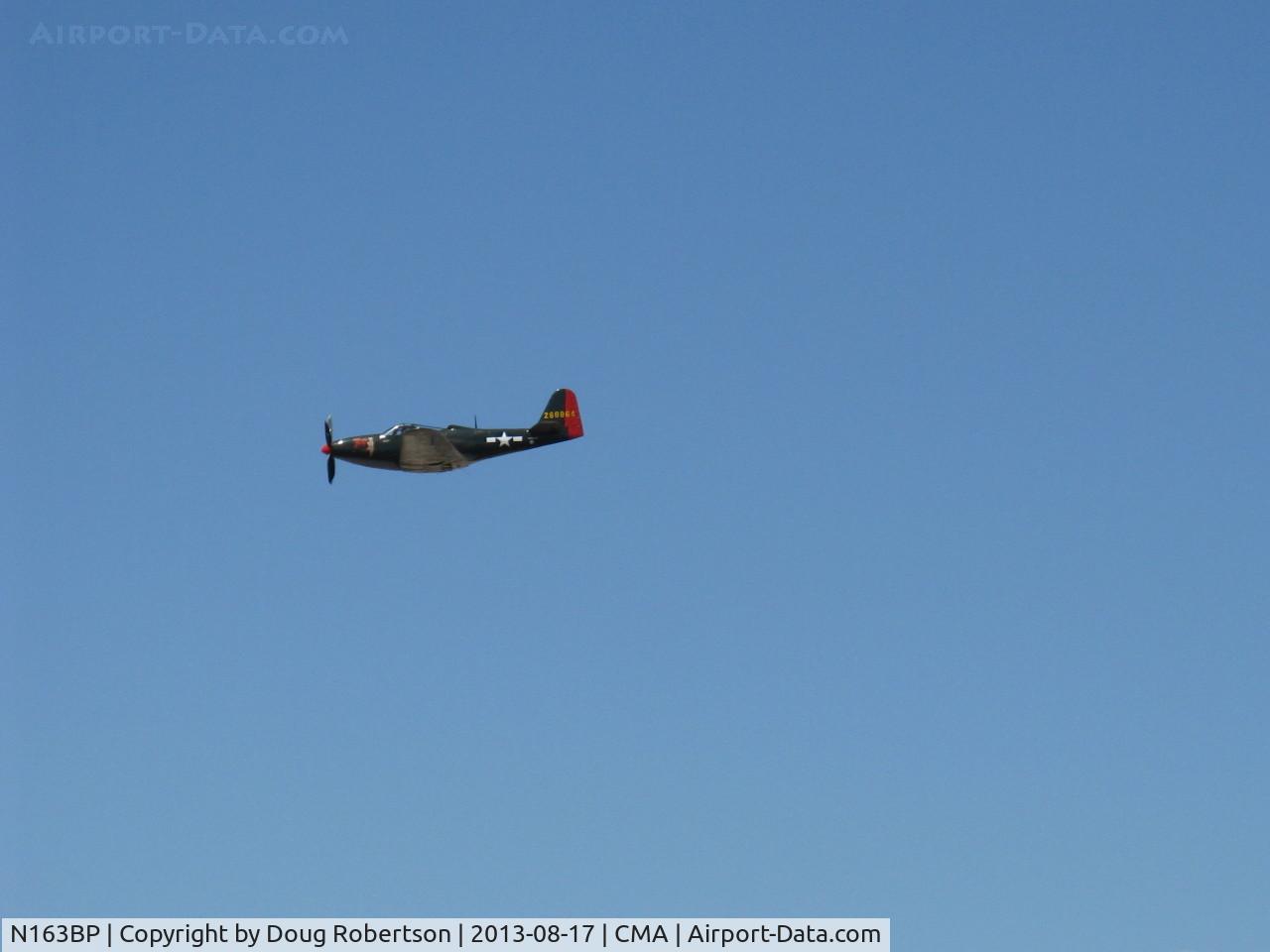N163BP, 1945 Bell P-63C Kingcobra C/N 091263RP, 1945 Bell P-63C KINGCOBRA 'Pretty Polly', Allison V1710-93 1,325 Hp, Experimental class rare warbird, flyover Rwy 26