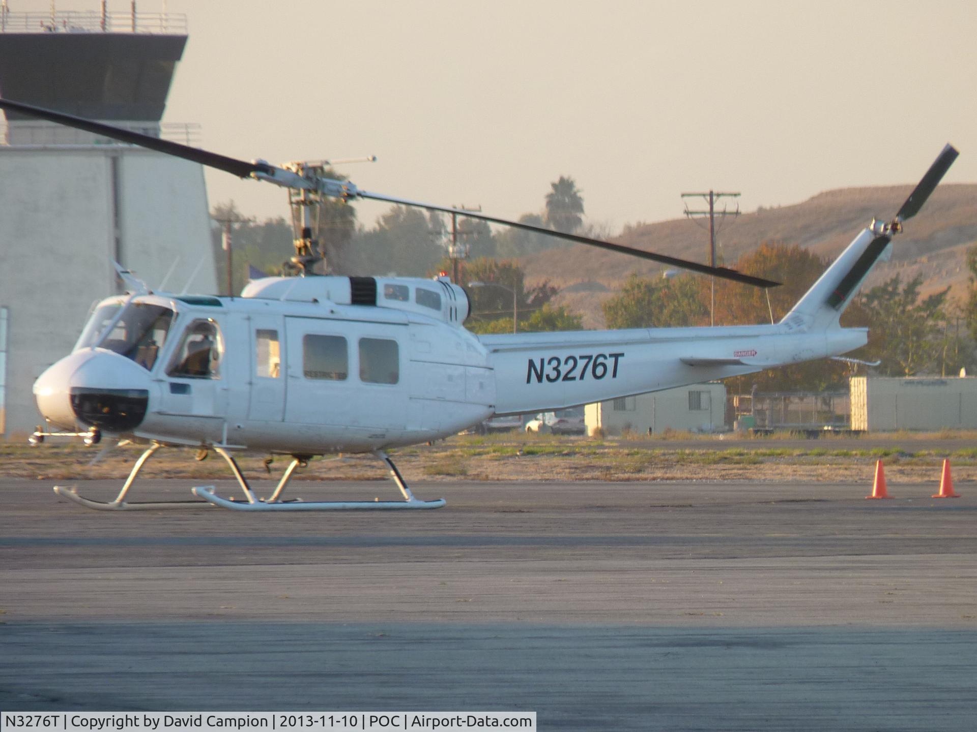 N3276T, 1969 Bell UH-1H Iroquois C/N 12199, At Brackett Field, La Verne, CA