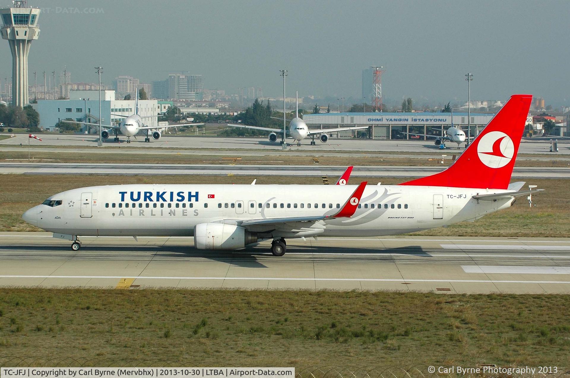 TC-JFJ, 1999 Boeing 737-8F2 C/N 29772, Taken from the Fly Inn Shopping Mall.