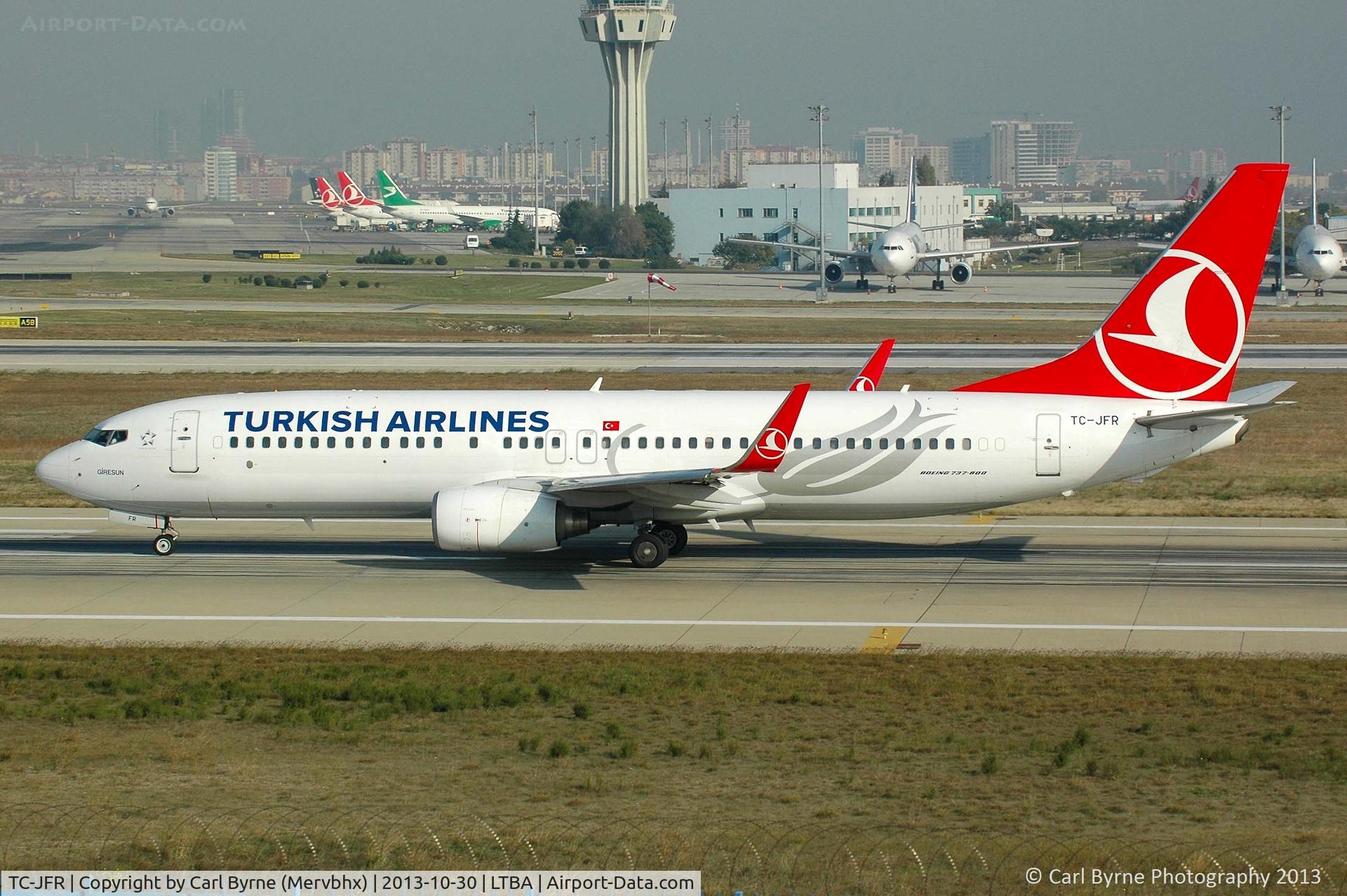 TC-JFR, 1999 Boeing 737-8F2 C/N 29779, Taken from the Fly Inn Shopping Mall.