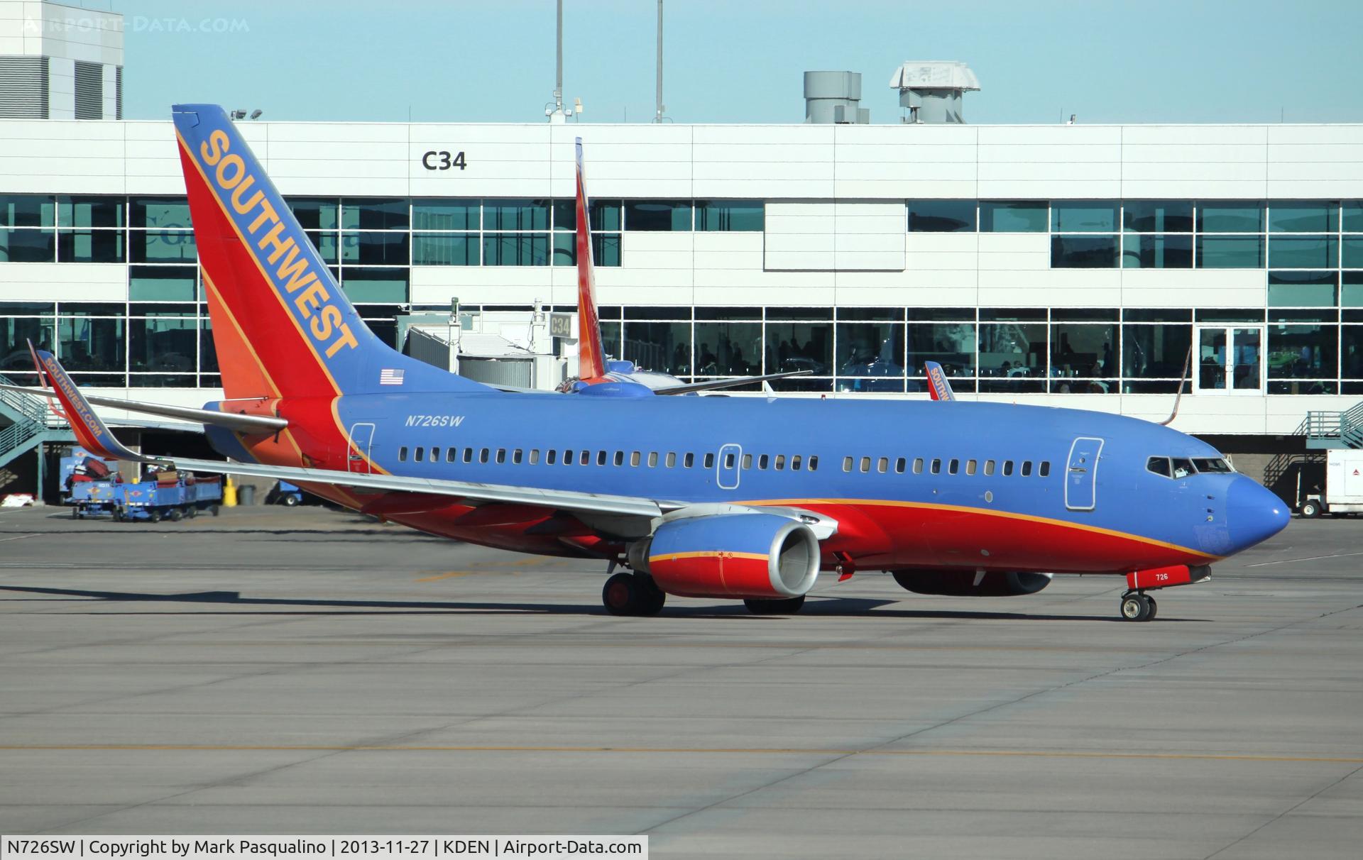 N726SW, 1999 Boeing 737-7H4 C/N 27858, Boeing 737-700