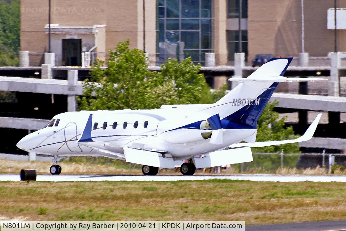 N801LM, 1988 British Aerospace BAe.125 Series 800A C/N 258111, Hawker-Siddeley 125/800SP [258111] Atlanta-Dekalb Peachtree~N 21/04/2010