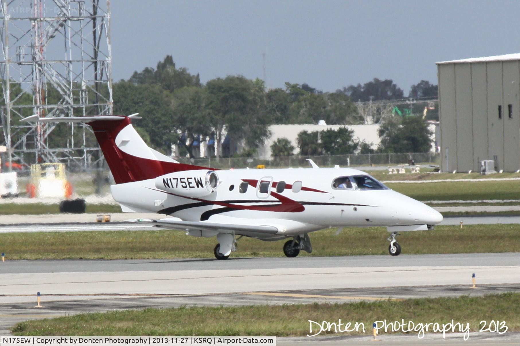 N175EW, 2008 Embraer EMB-500 Phenom 100 C/N 50000006, Embraer Phenom 100 (N175EW) taxis at Sarasota-Bradenton International Airport