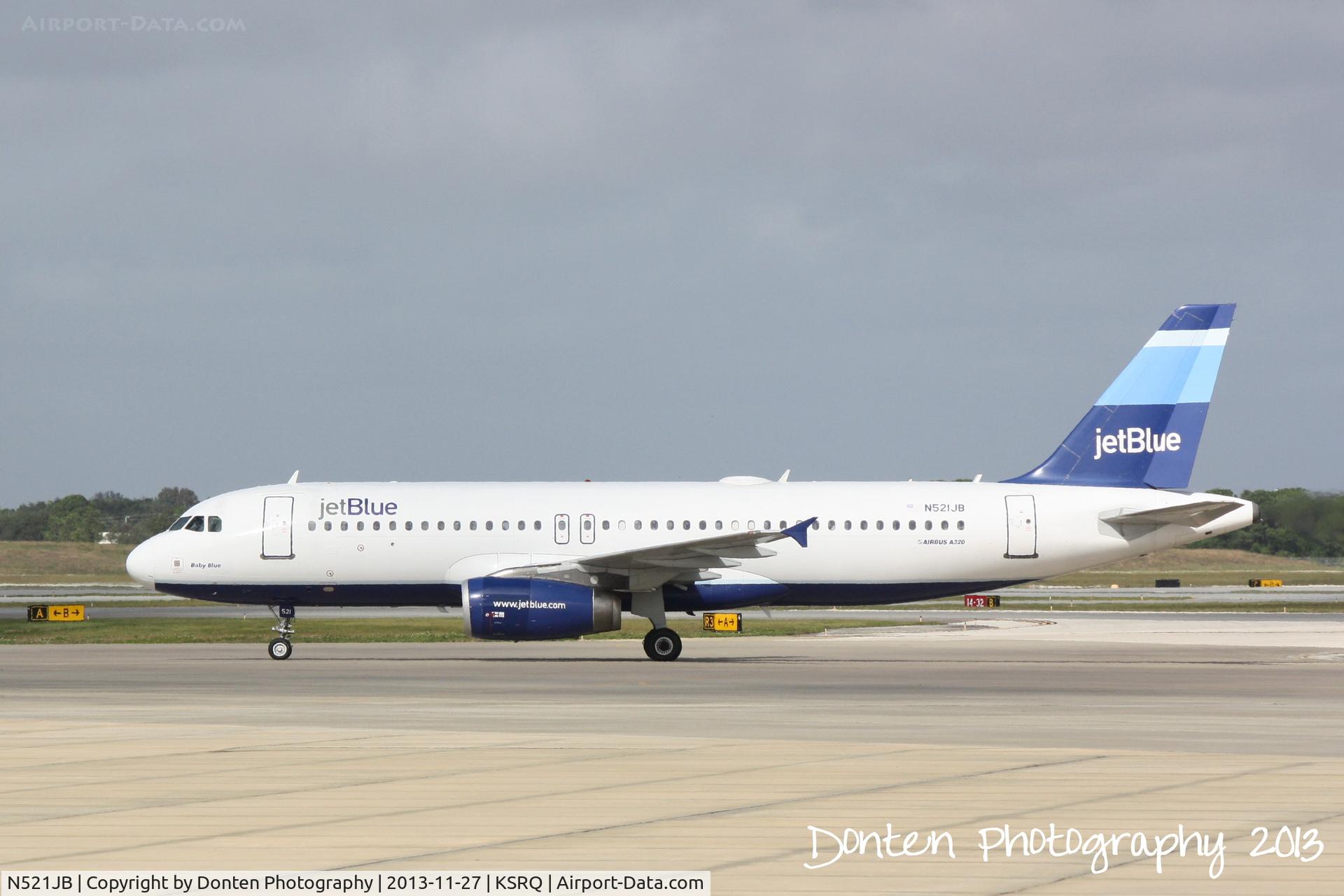 N521JB, 2001 Airbus A320-232 C/N 1452, JetBlue Flight 164 (N521JB) 