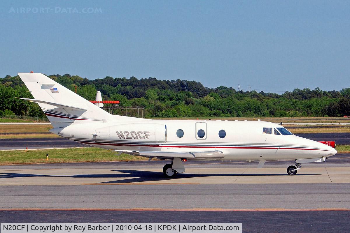 N20CF, 1977 Dassault Falcon 10 C/N 106, Dassault Falcon 10 [106] Atlanta-Dekalb Peachtree~N 18/04/2010