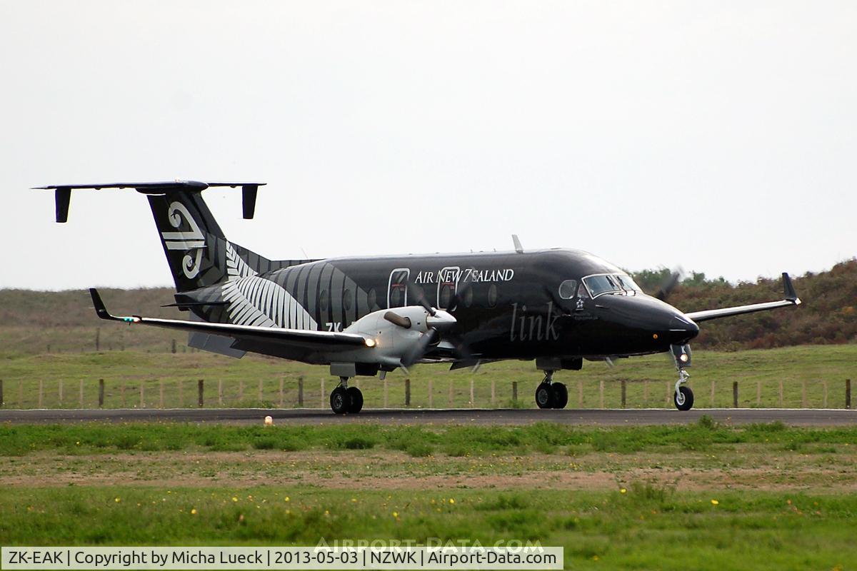 ZK-EAK, 2001 Raytheon 1900D C/N UE-434, Silver Fern special livery