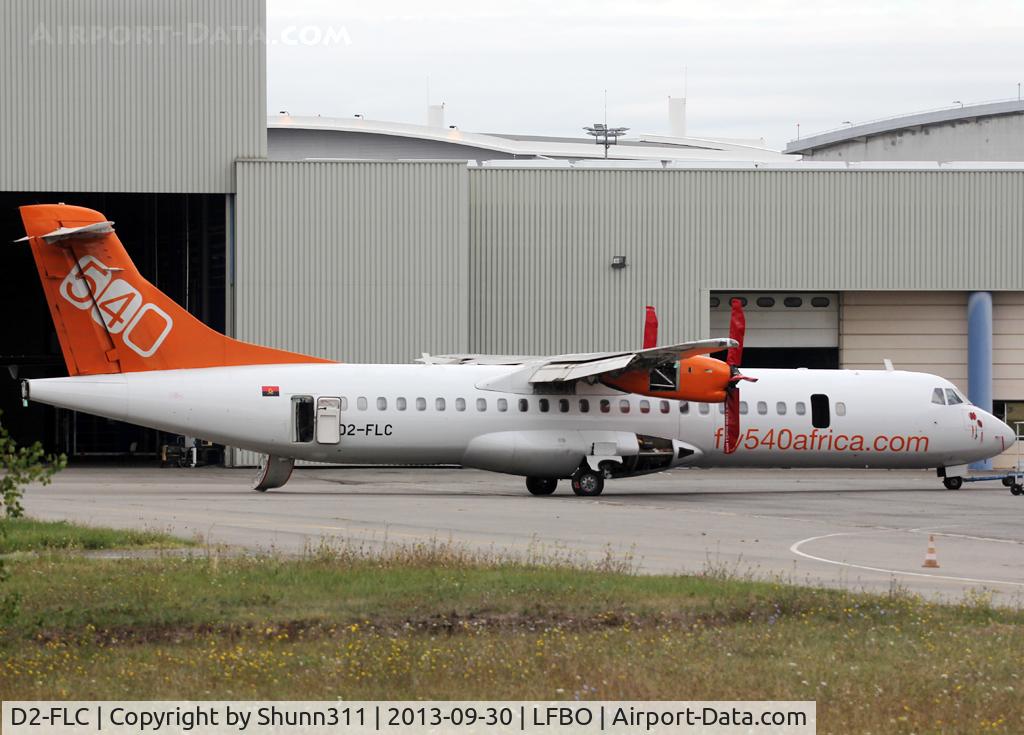 D2-FLC, 1996 ATR 72-202 C/N 483, On maintenance at Latecoere Aeroservice...