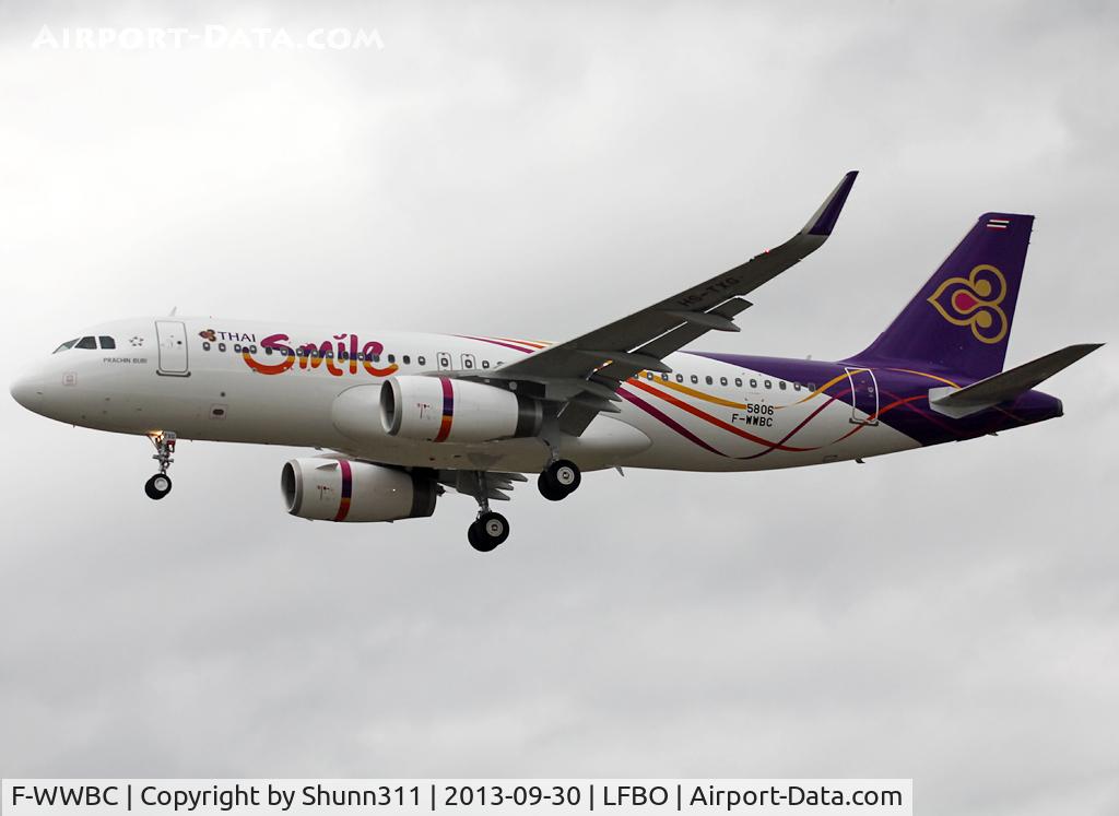 F-WWBC, 2013 Airbus A320-232 C/N 5806, C/n 5806 - To be HS-TXG