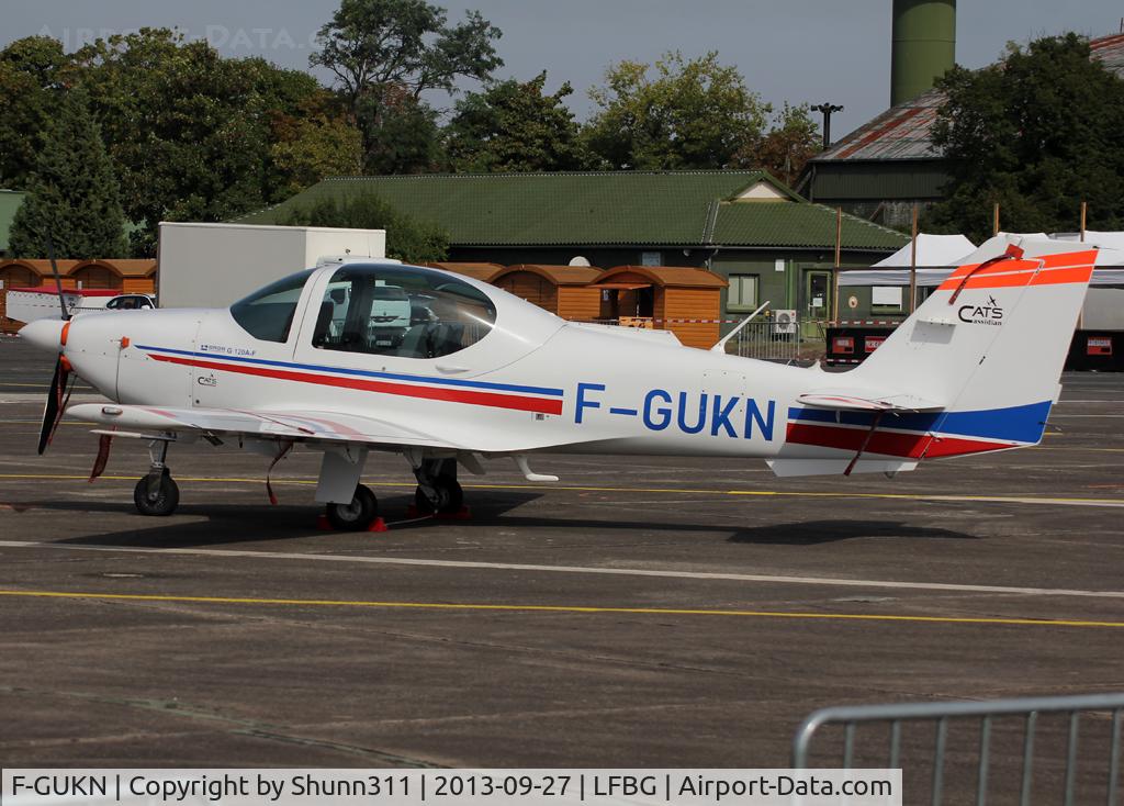 F-GUKN, 2008 Grob G-120A C/N 85048, Displayed during LFBG Spotter Day 2013