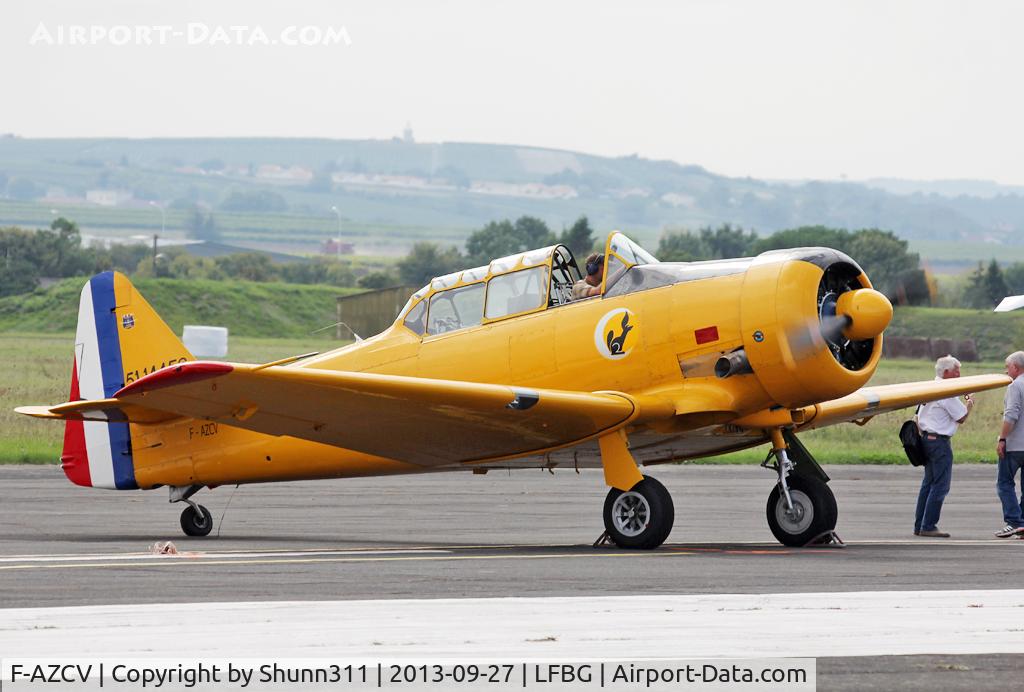 F-AZCV, 1951 North American T-6G Texan C/N 182-143, Displayed during LFBG Spotter Day 2013