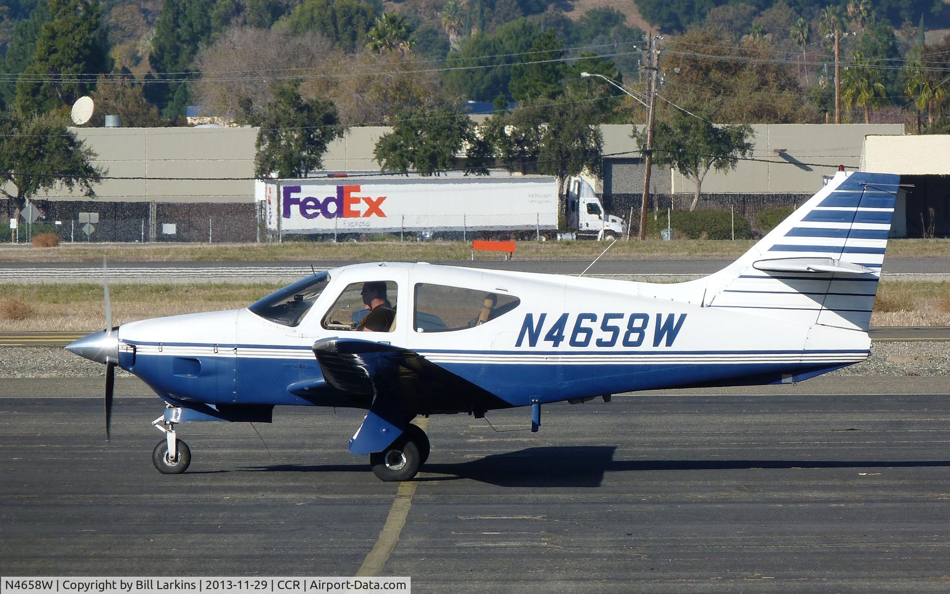 N4658W, 1977 Rockwell International 112TCA Commander C/N 13188, Visitor
