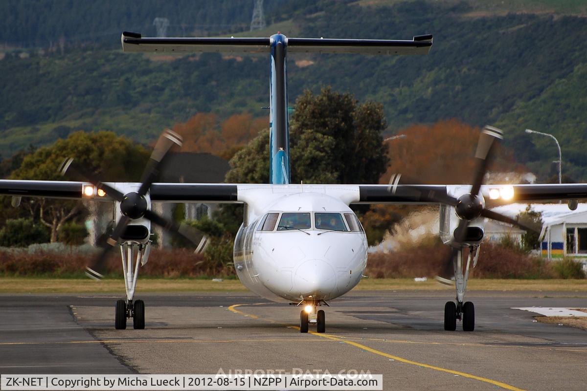 ZK-NET, 2007 De Havilland Canada DHC-8-311 Dash 8 C/N 642, At Paraparaumu