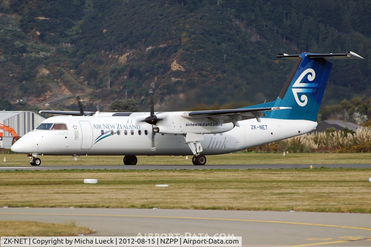 ZK-NET, 2007 De Havilland Canada DHC-8-311 Dash 8 C/N 642, At Paraparaumu