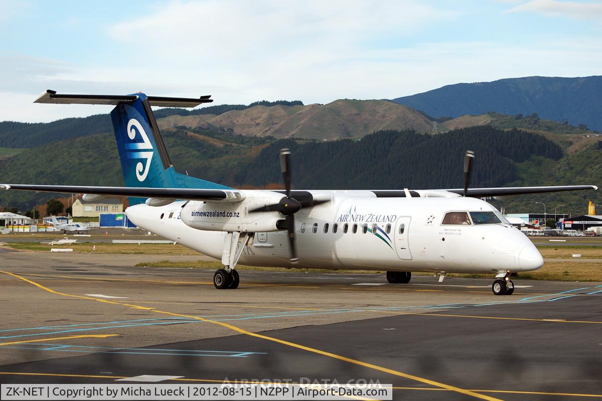 ZK-NET, 2007 De Havilland Canada DHC-8-311 Dash 8 C/N 642, At Paraparaumu