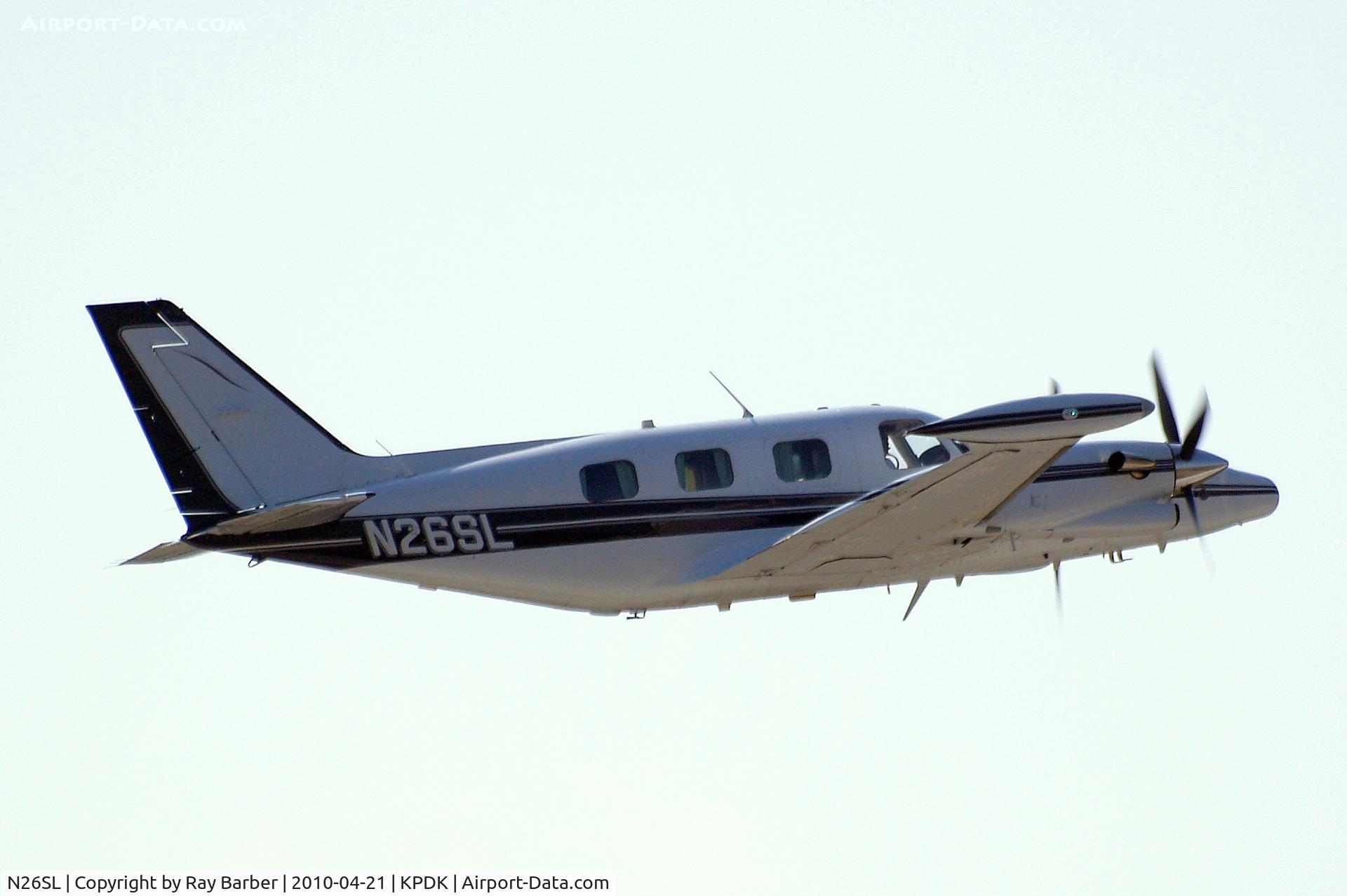 N26SL, Piper PA-31T-620 Cheyenne II C/N 31T-7920091, Piper PA-31T Cheyenne II [31T-7920091] Atlanta-Dekalb Peachtree~N 21/04/2010