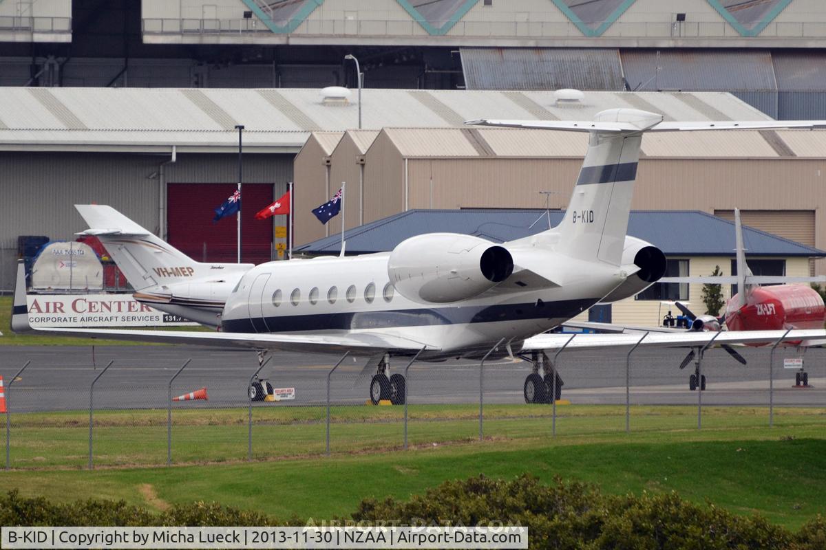 B-KID, Gulfstream Aerospace V-SP G550 C/N 5115, At Auckland
