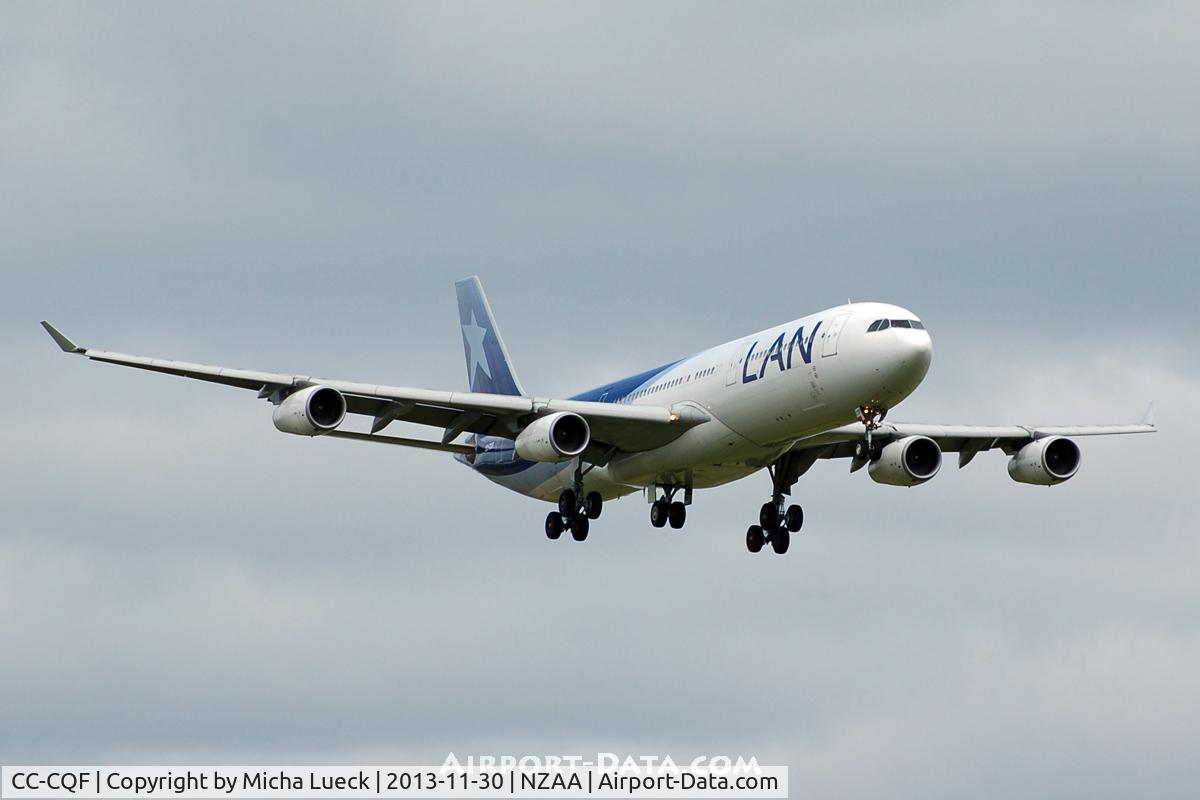 CC-CQF, 2001 Airbus A340-313X C/N 442, At Auckland