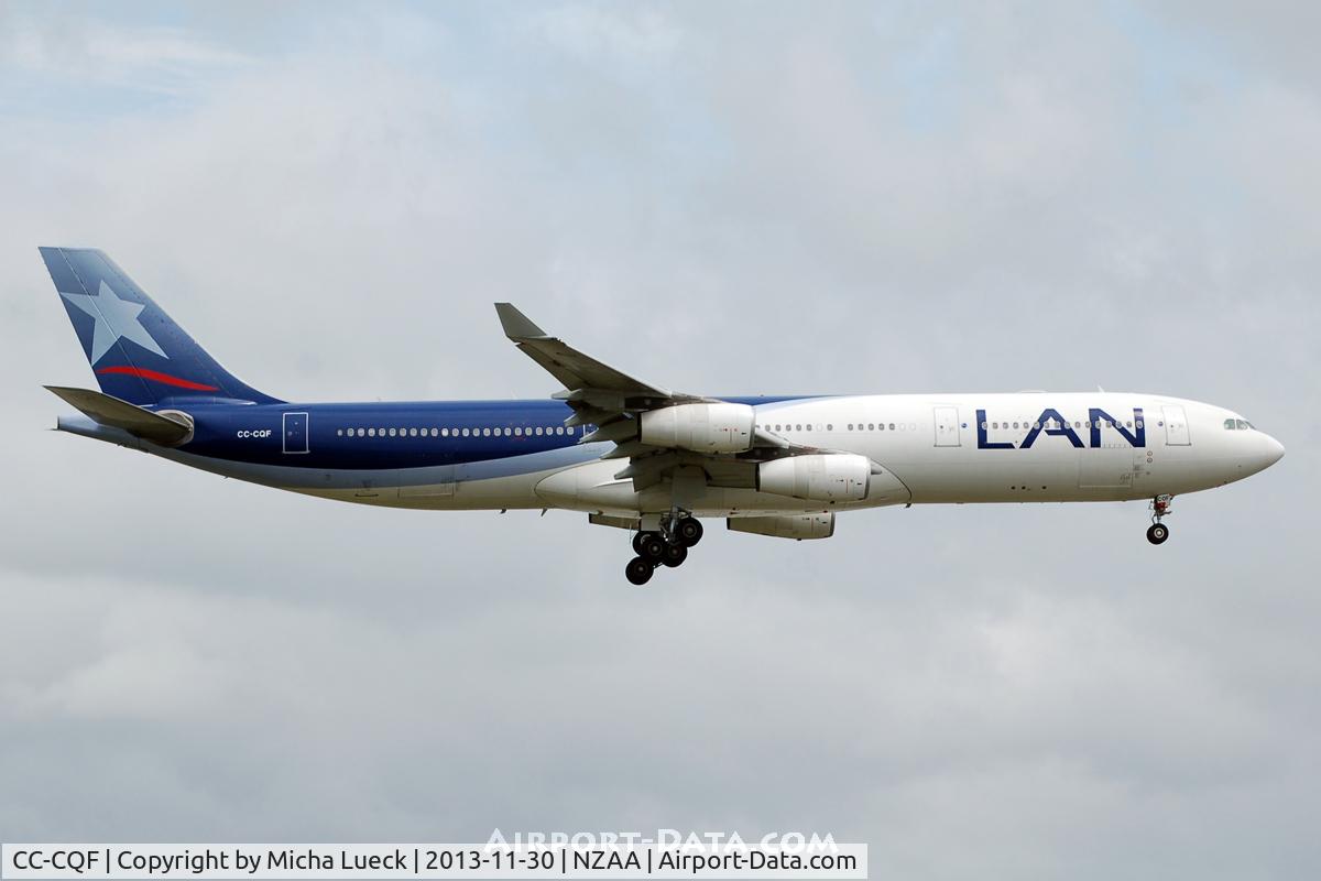CC-CQF, 2001 Airbus A340-313X C/N 442, At Auckland