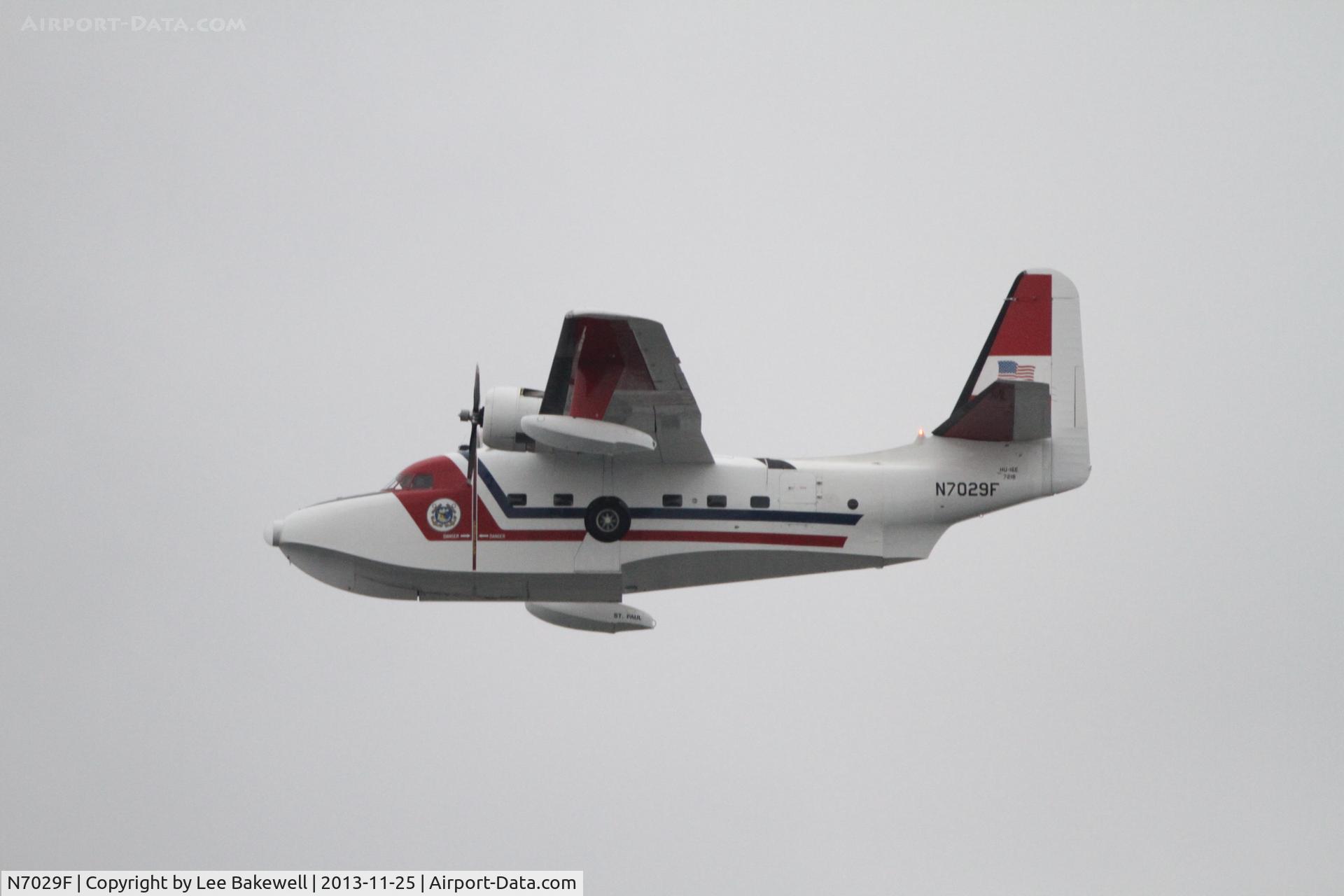 N7029F, 1951 Grumman HU-16E Albatross C/N G-295, During a low pass over Forest Lake, MN