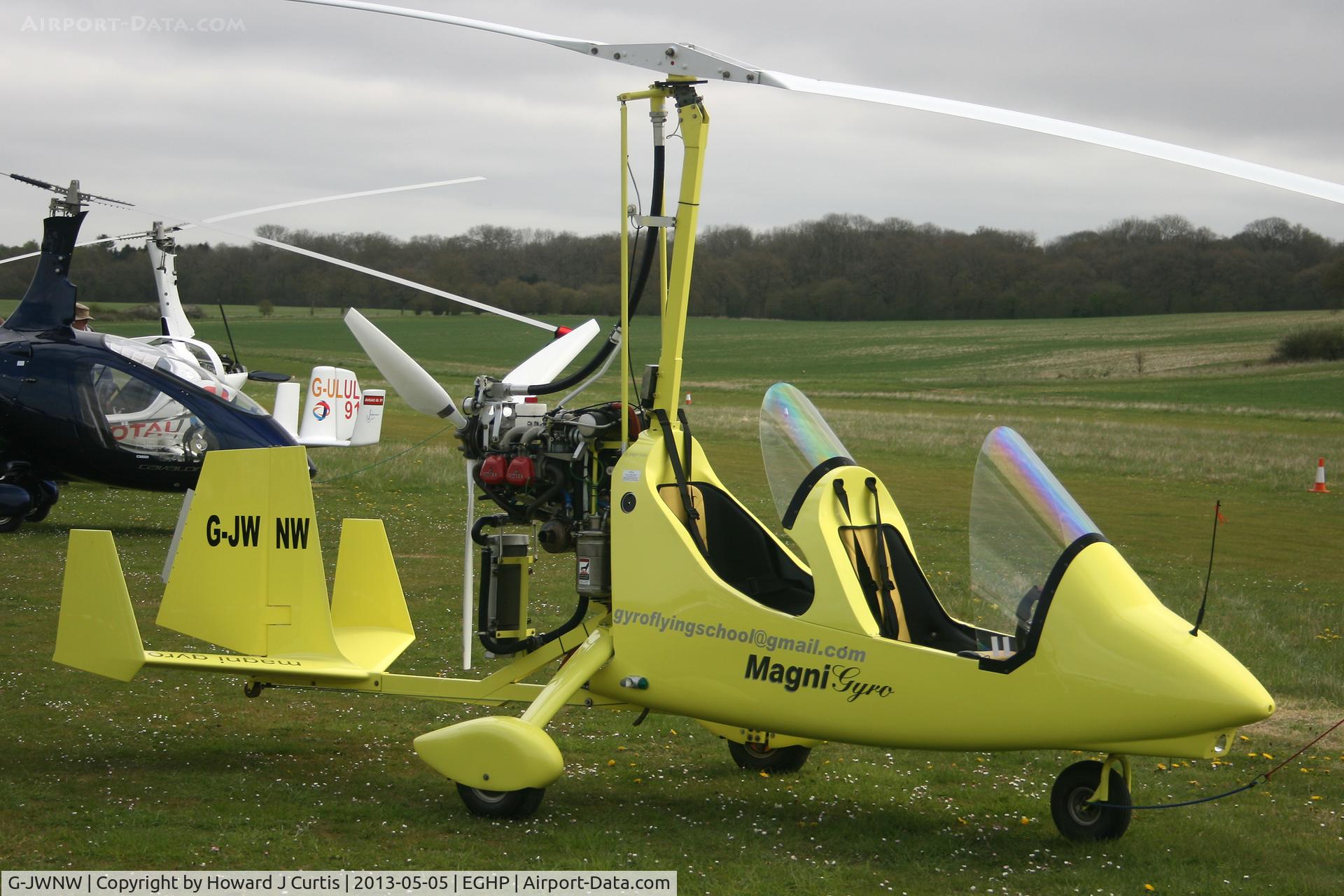 G-JWNW, 2010 Magni Gyro M-16C Tandem Trainer C/N 16-10-5644, Privately owned, at the Microlight Trade Fair.