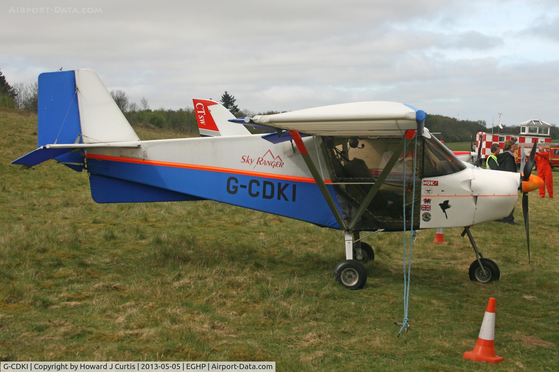 G-CDKI, 2005 Skyranger 912S(1) C/N BMAA/HB/434, Privately owned, at the Microlight Trade Fair.