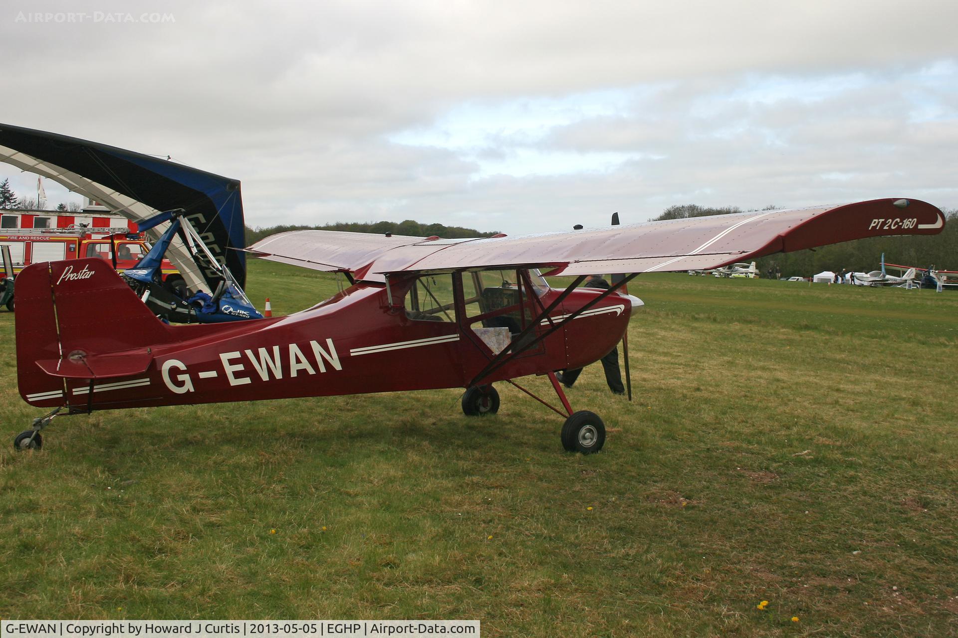 G-EWAN, 1998 Prostar PT-2C C/N PFA 249-12425, Privately owned, at the Microlight Trade Fair.