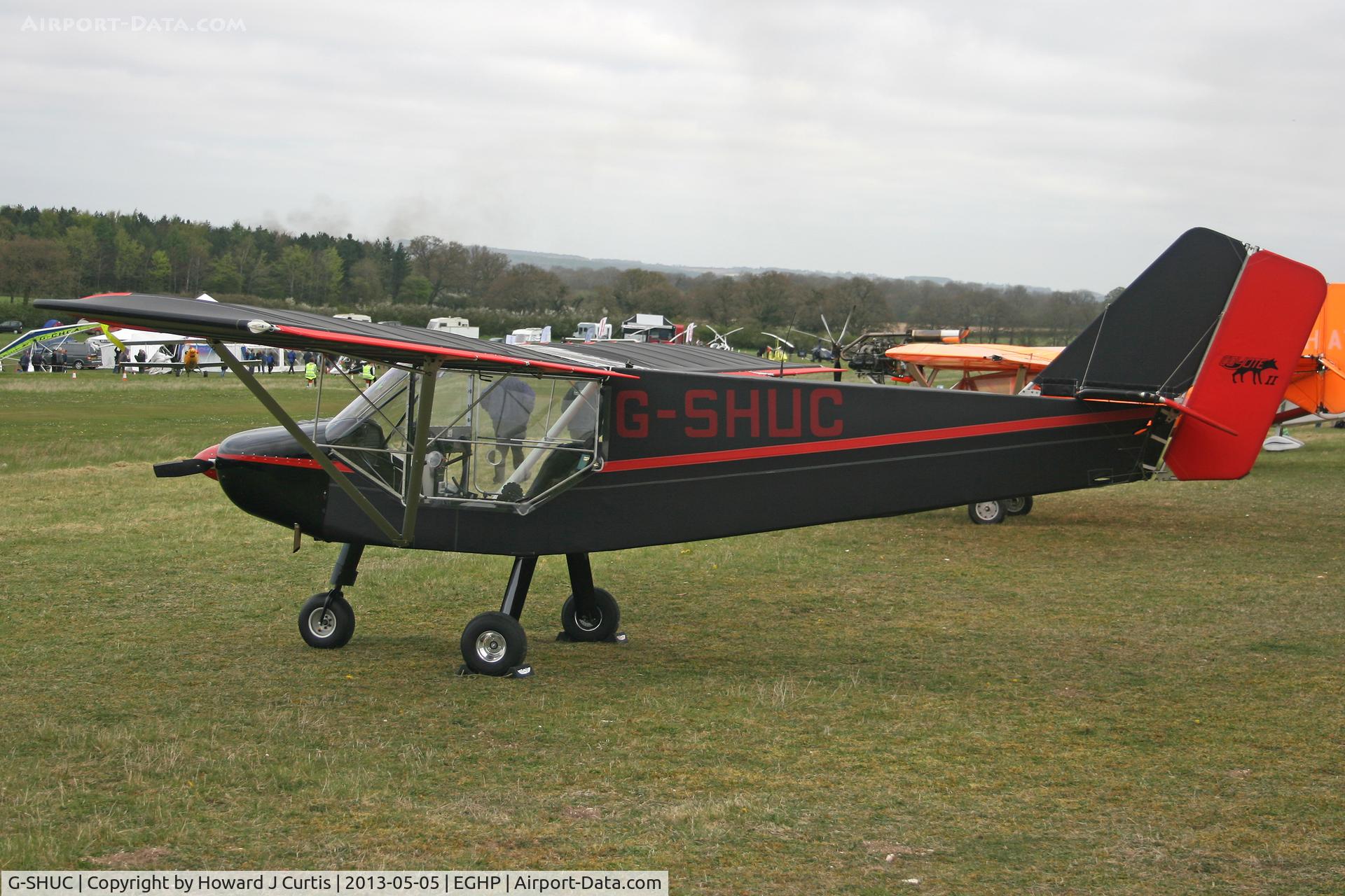 G-SHUC, 1993 Rans S-6ESD Coyote II (Mod) C/N PFA 204-12361, Privately owned, at the Microlight Trade Fair.