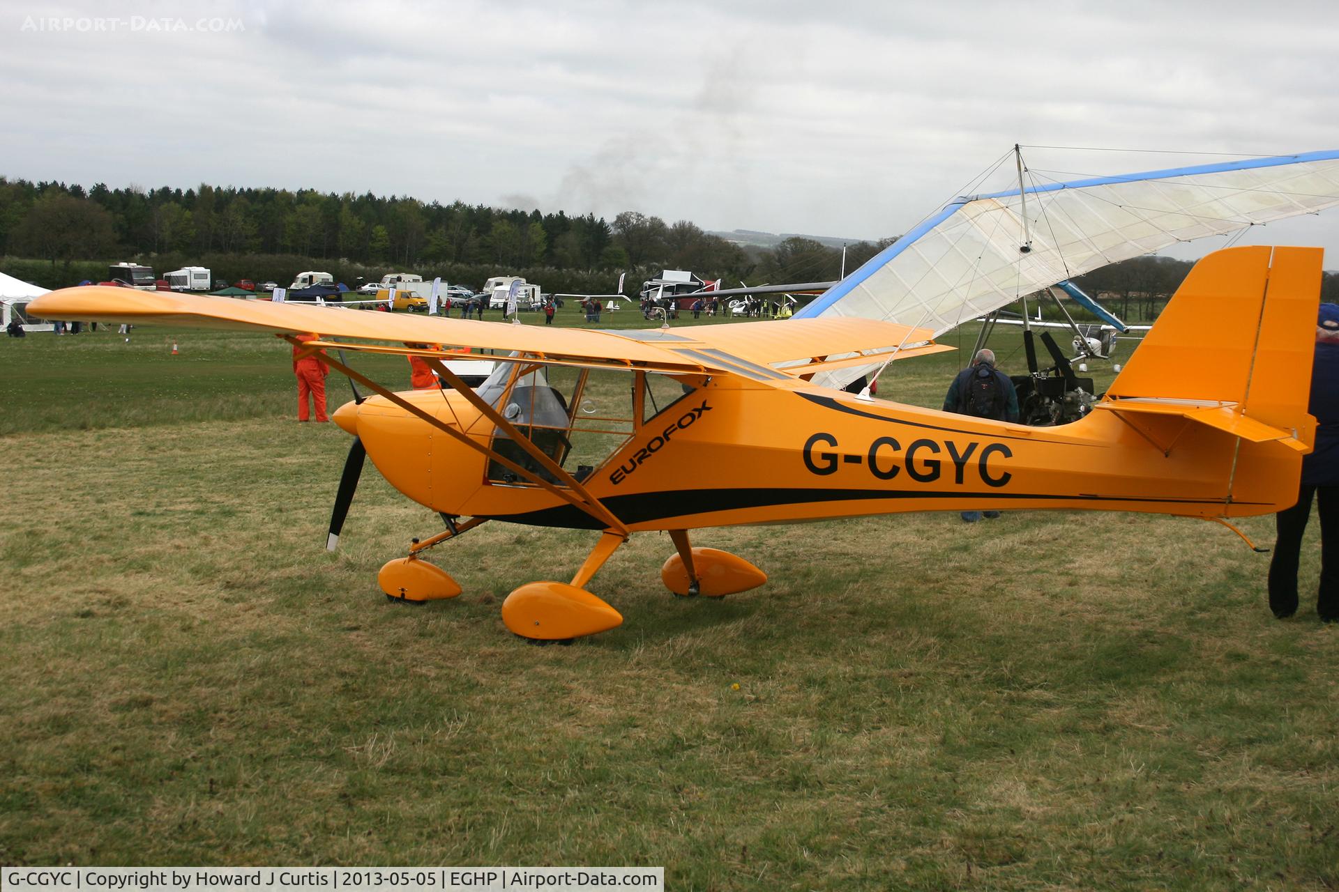 G-CGYC, 2012 Aeropro Eurofox 912(S) C/N LAA 376-15100, Privately owned, at the Microlight Trade Fair.