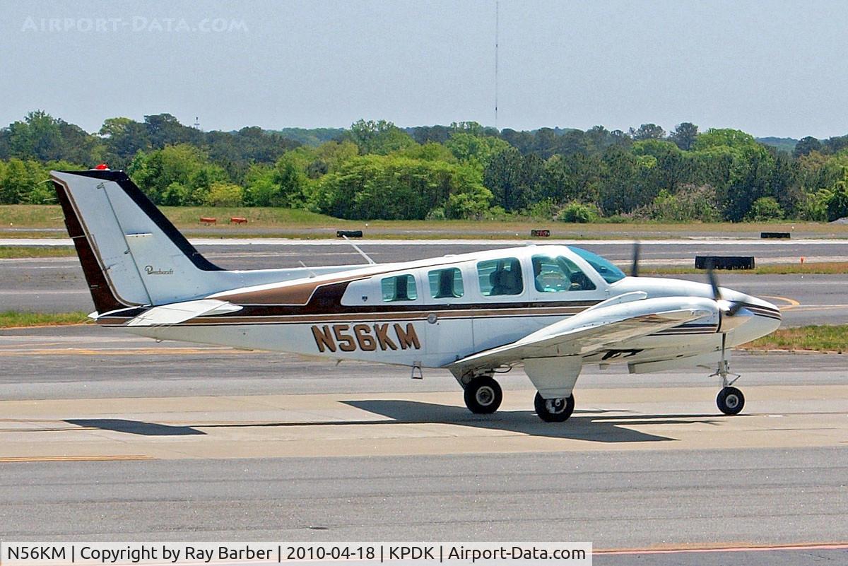 N56KM, 1983 Beech 58 Baron C/N TH-1391, Beech 58 Baron [TH-1391] Atlanta-Dekalb Peachtree~N 18/04/2010
