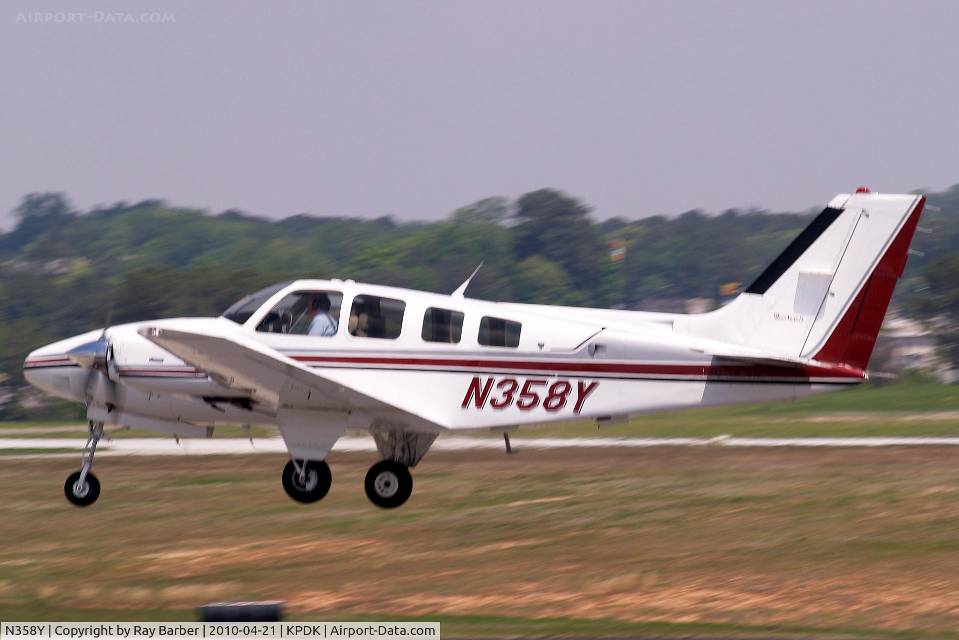 N358Y, 1989 Beech 58 Baron C/N TH-1551, Beech 58 Baron [TH-1551] Atlanta-Dekalb Peachtree~N 21/04/2010
