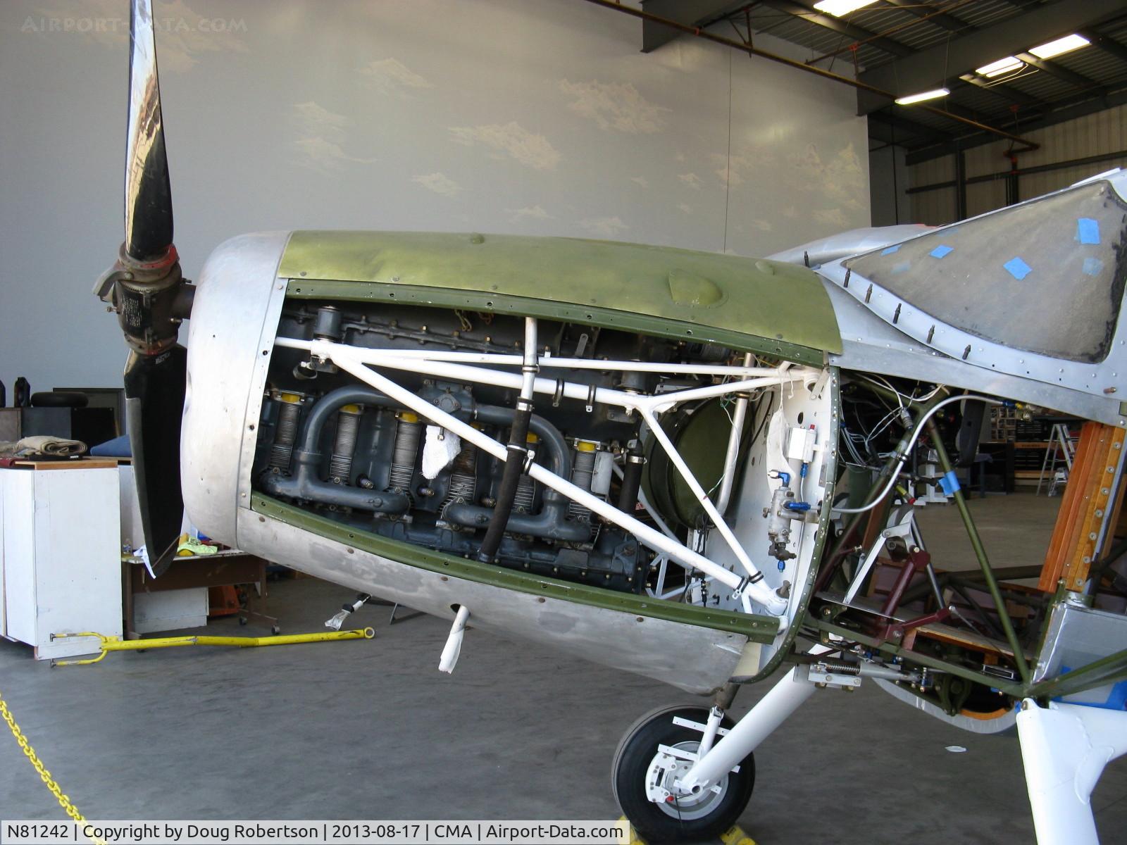 N81242, 1946 Fairchild 24R-46 C/N R46143, 1946 Fairchild F-24R-46, Ranger L-440-C inverted in-line 175 Hp engine