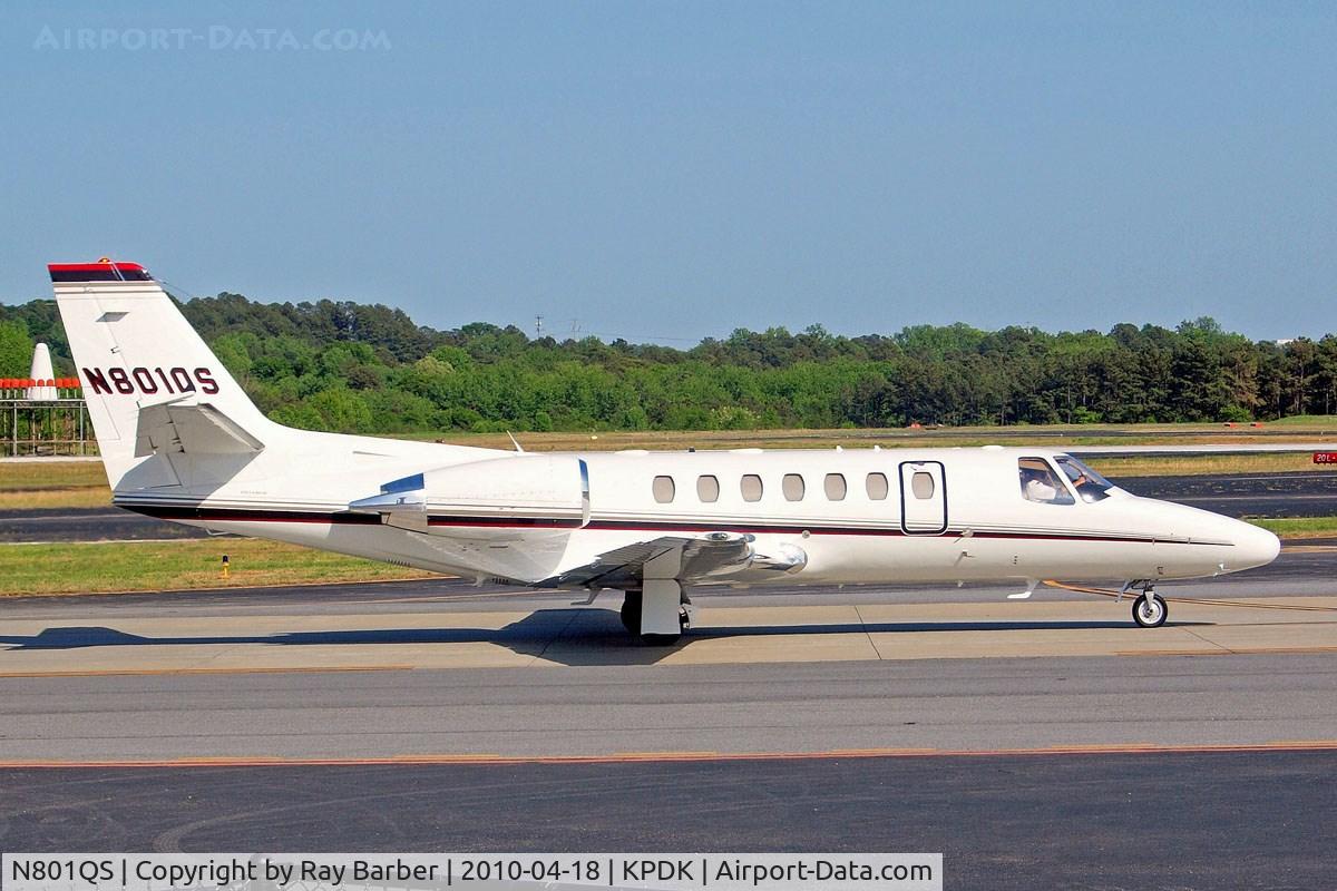 N801QS, 2002 Cessna 560 C/N 560-0601, Cessna Citation Encore [560-0601] (NetJets) Atlanta-Dekalb Peachtree~N 18/04/2010