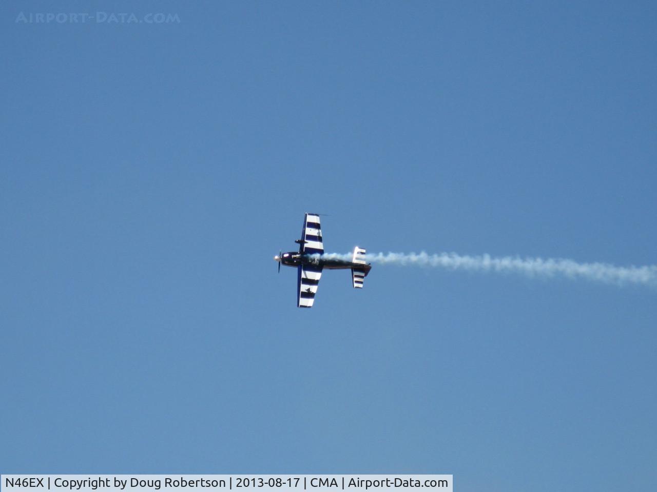 N46EX, 1993 Extra EA-300S C/N 014, 1993 Extra Flugzeugbau Gmbh EXTRA EA300/S, extreme aerobatics by Vicki Benzing with smoke