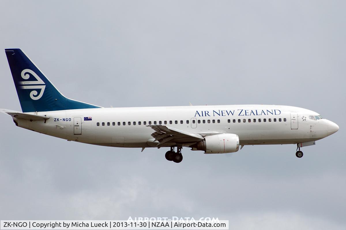 ZK-NGO, 1997 Boeing 737-37Q C/N 28548, At Auckland