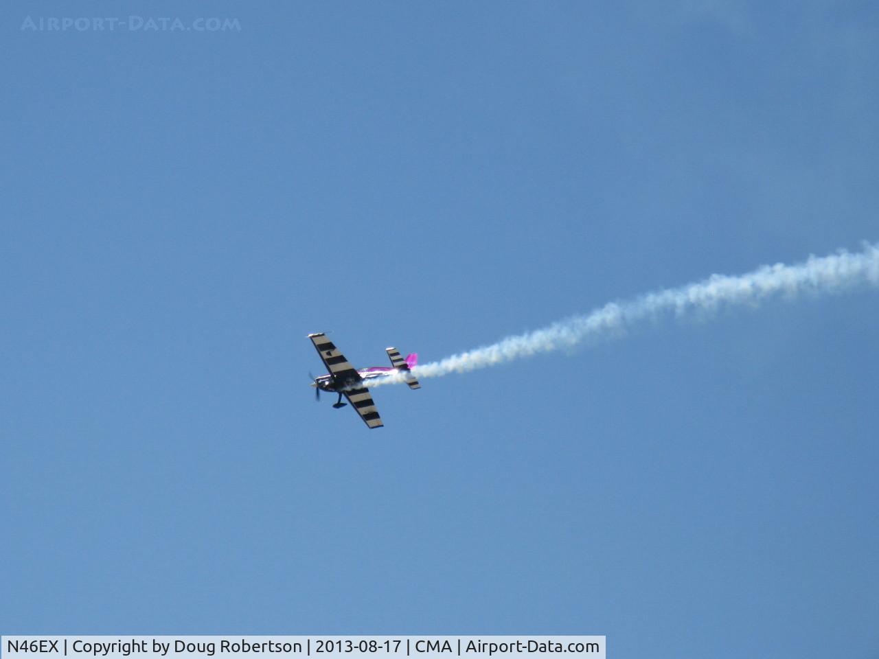 N46EX, 1993 Extra EA-300S C/N 014, 1993 Extra Flugzeugbau Gmbh EXTRA EA300/S, extreme aerobatics by Vicki Benzing with smoke