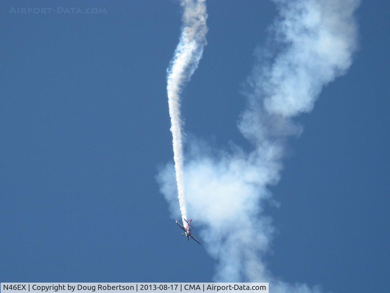 N46EX, 1993 Extra EA-300S C/N 014, 1993 Extra Flugzeugbau Gmbh EXTRA EA300/S extreme aerobatics by Vicki Benzing with smoke