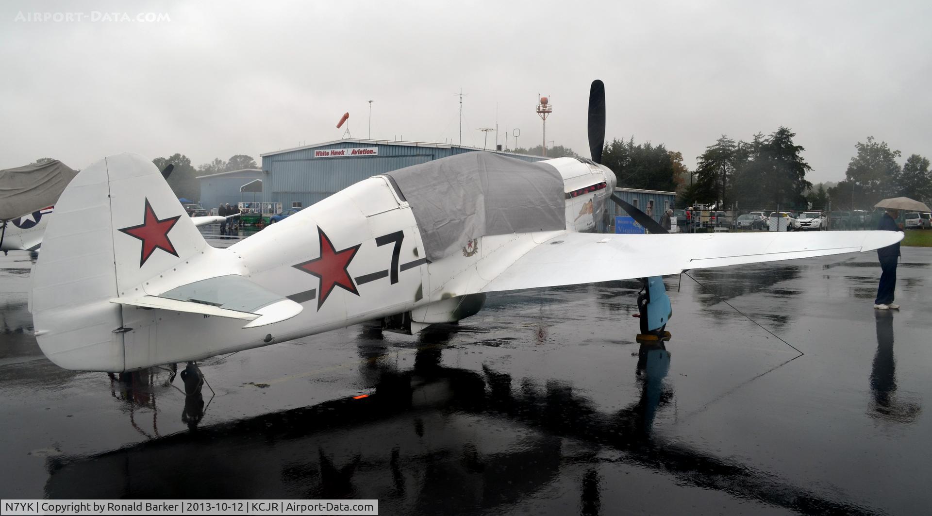 N7YK, 1996 Yakovlev Yak-11 C/N 51-24D, Culpeper Air Fest 2013