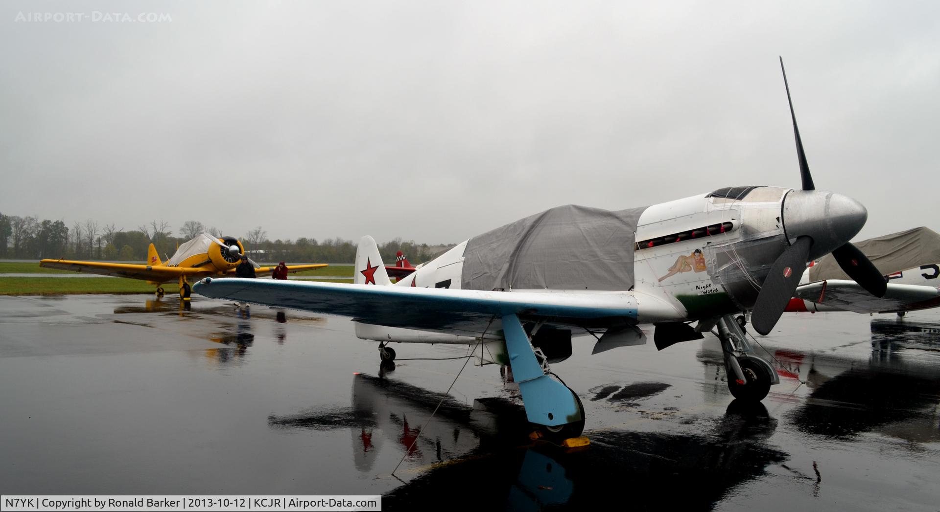 N7YK, 1996 Yakovlev Yak-11 C/N 51-24D, Culpeper Air Fest 2013