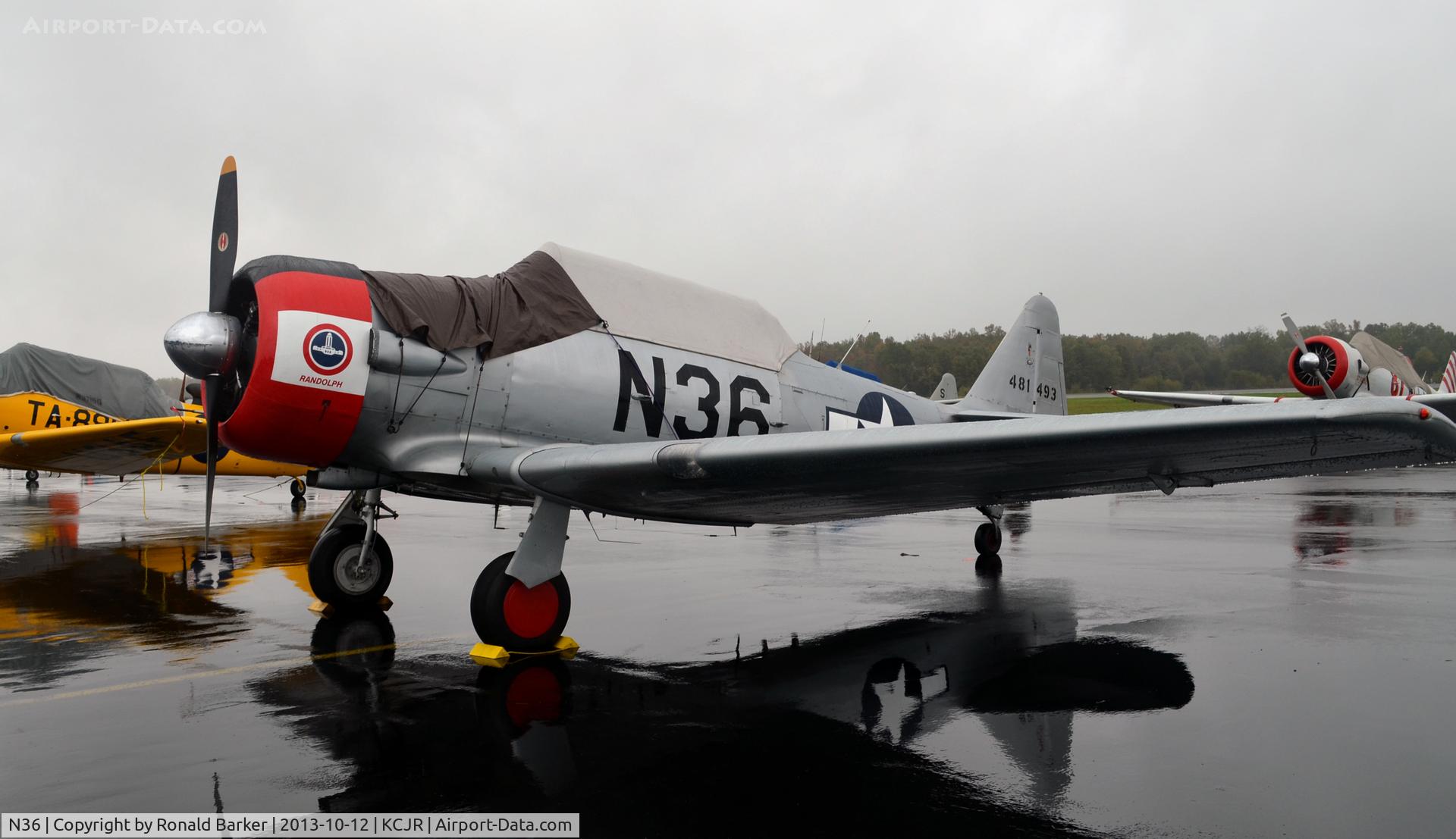 N36, 1944 North American AT-6F Texan C/N 121-42765, Culpeper Air Fest 2013