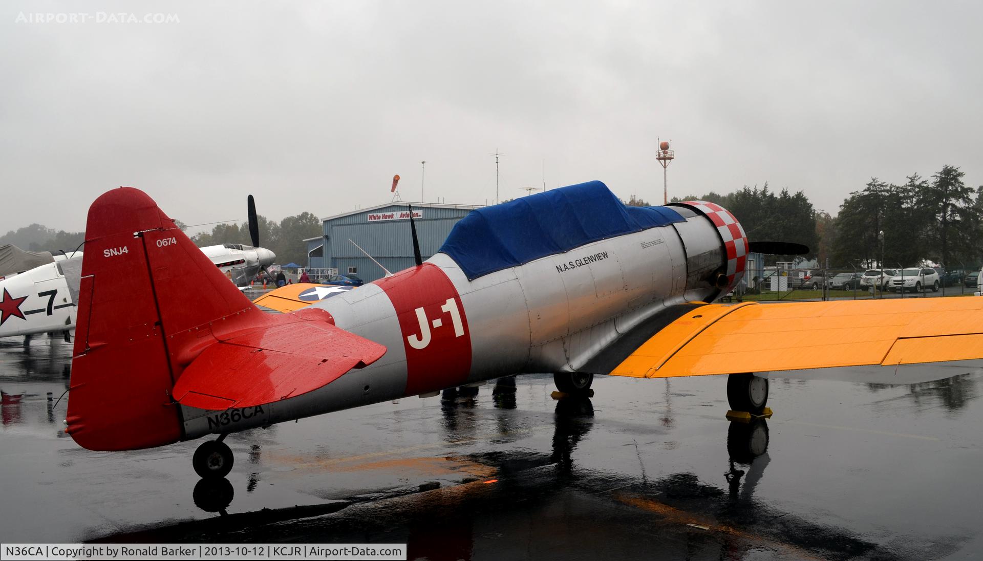 N36CA, North American AT-6D Texan C/N 88-10677, Culpeper Air Fest 2013