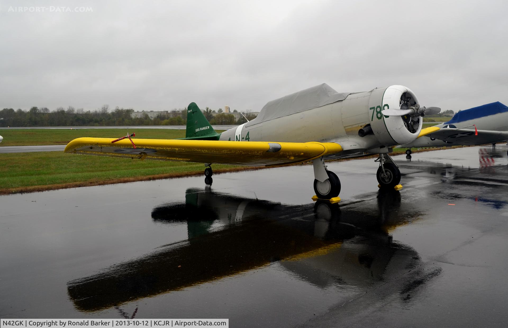 N42GK, 1942 North American AT-6D C/N 8810577, Culpeper Air Fest 2013