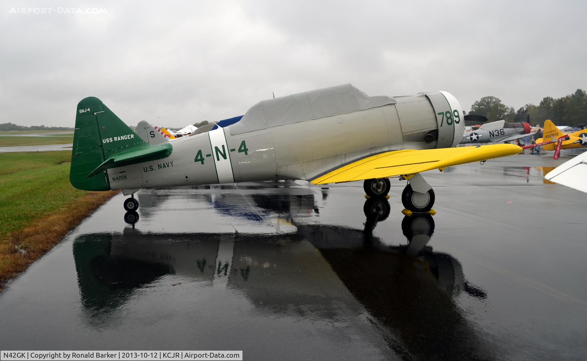 N42GK, 1942 North American AT-6D C/N 8810577, Culpeper Air Fest 2013
